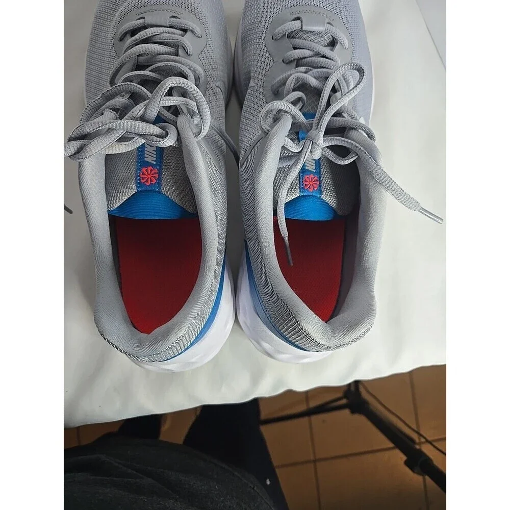 Nike Mens  Gray/blue  Revolution 6 Imperial Size 11.5 Running Shoes